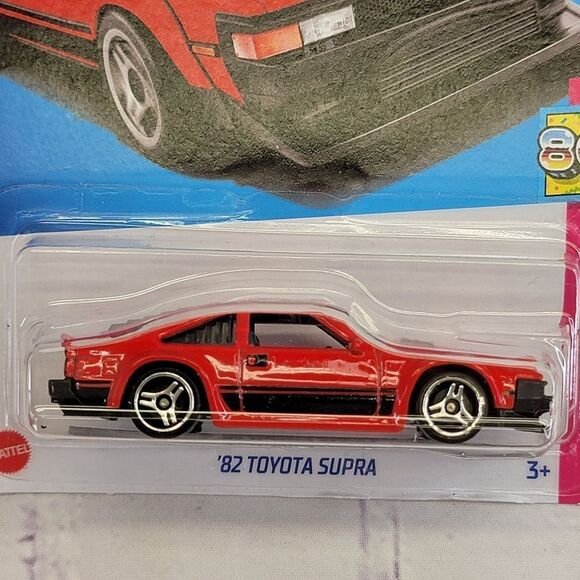 NIB Hot Wheels '82 Toyota Supra - HW: The '80s - HKG87 - Red - 167/250 - 10/10 - Picture 2 of 8